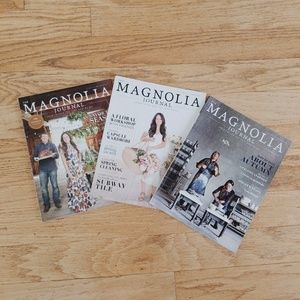 Magnolia Journal Magazine Issues 1,2, & 4 Set of 3